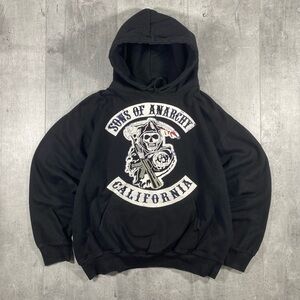 Y2k Sons Of Anarchy Biker Hoodie